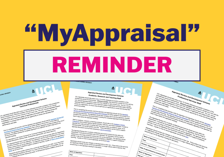 “MyAppraisal” Reminder