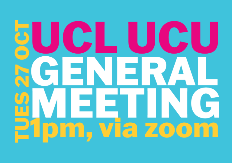 General Meeting, Tuesday 27th October at 1pm